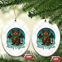 Jersey Devil Ceramic Ornament Merry Cryptidmas Funny Xmas Gift - Wonder Print Shop