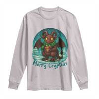 Jersey Devil Long Sleeve Shirt Merry Cryptidmas Funny Christmas Gift - Wonder Print Shop