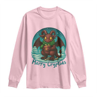 Jersey Devil Long Sleeve Shirt Merry Cryptidmas Funny Christmas Gift - Wonder Print Shop