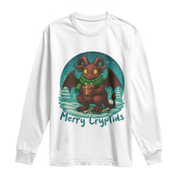 Jersey Devil Long Sleeve Shirt Merry Cryptidmas Funny Christmas Gift - Wonder Print Shop