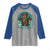 Jersey Devil Raglan Shirt Merry Cryptidmas Funny Christmas Gift - Wonder Print Shop