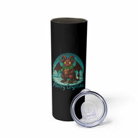 Jersey Devil Skinny Tumbler Merry Cryptidmas Funny Christmas Gift