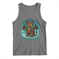 Jersey Devil Tank Top Merry Cryptidmas Funny Christmas Gift - Wonder Print Shop