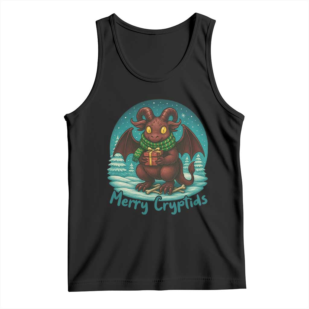 Jersey Devil Tank Top Merry Cryptidmas Funny Christmas Gift - Wonder Print Shop