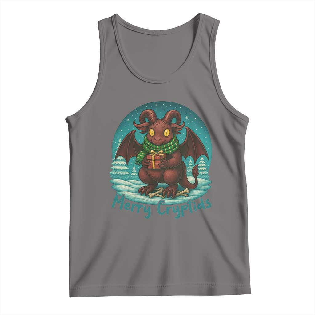 Jersey Devil Tank Top Merry Cryptidmas Funny Christmas Gift - Wonder Print Shop