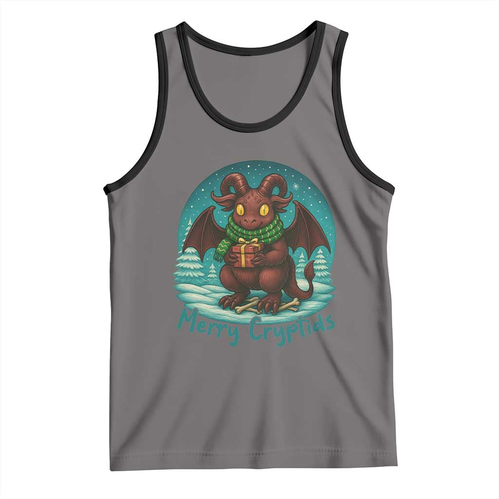 Jersey Devil Tank Top Merry Cryptidmas Funny Christmas Gift - Wonder Print Shop