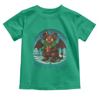 Jersey Devil Toddler T Shirt Merry Cryptidmas Funny Christmas Gift - Wonder Print Shop