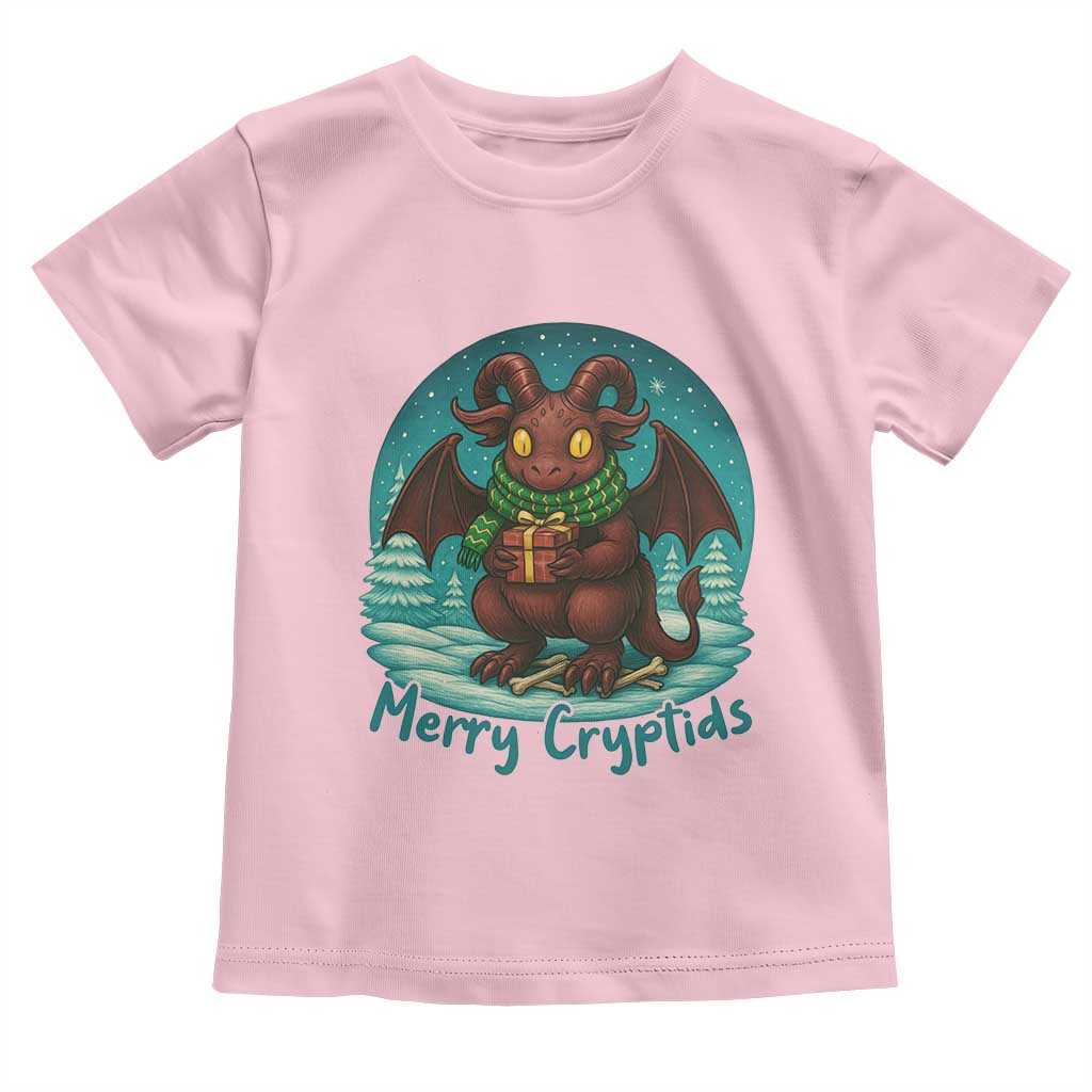 Jersey Devil Toddler T Shirt Merry Cryptidmas Funny Christmas Gift - Wonder Print Shop
