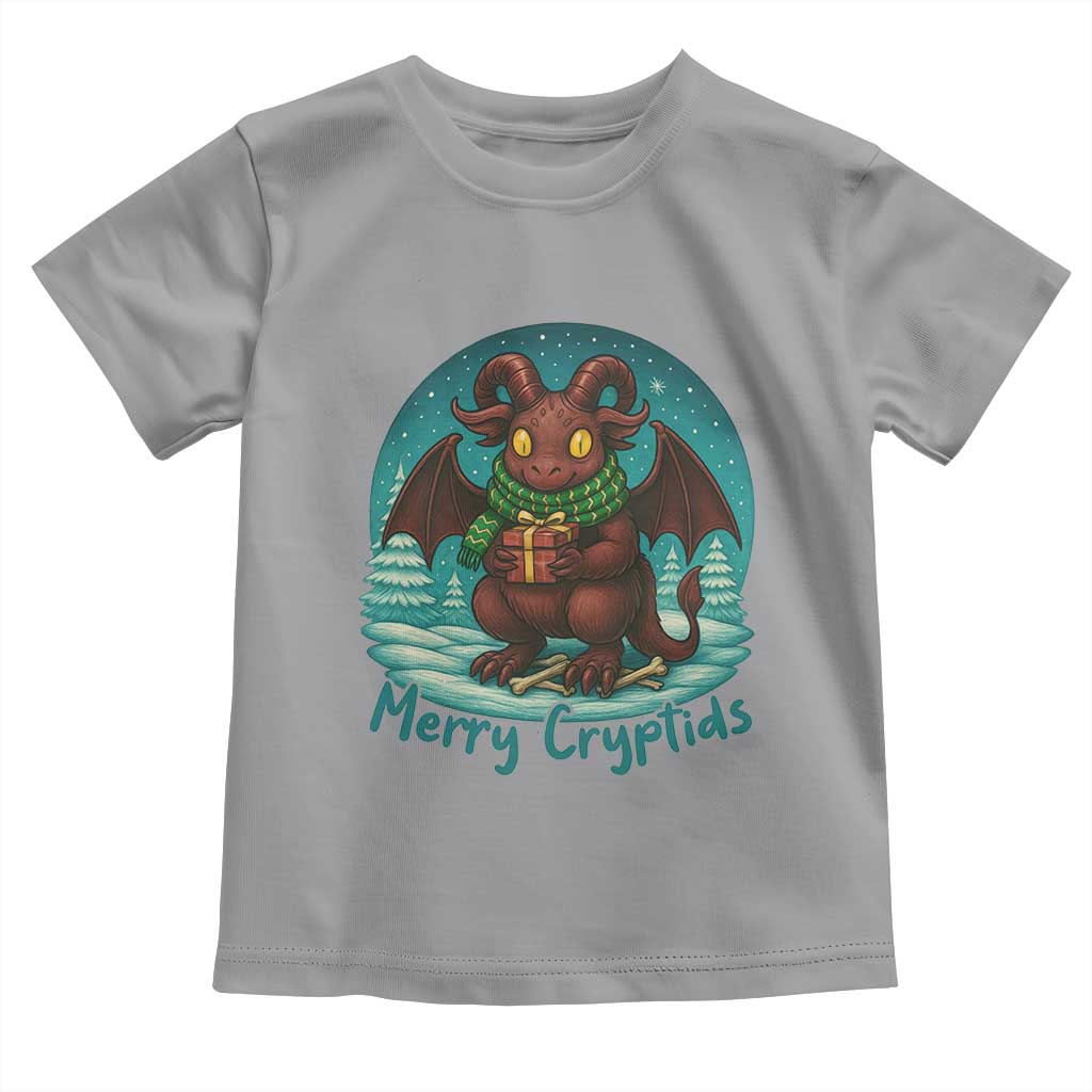 Jersey Devil Toddler T Shirt Merry Cryptidmas Funny Christmas Gift - Wonder Print Shop