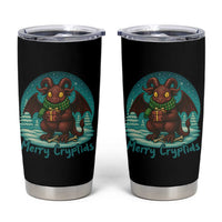 Jersey Devil Tumbler Cup Merry Cryptidmas Funny Christmas Gift