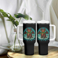 Jersey Devil Tumbler With Handle Merry Cryptidmas Funny Christmas Gift