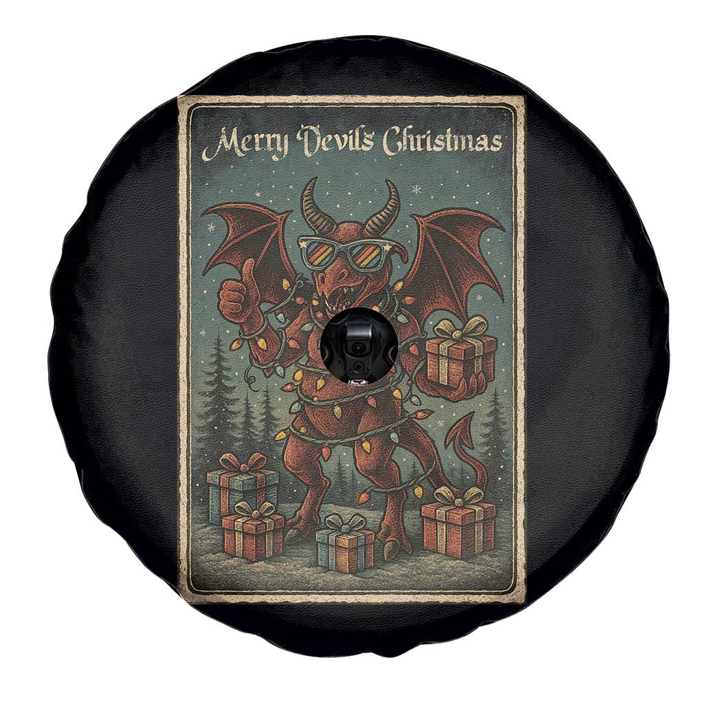 Jersey Devil Merry Devils Christmas Gift Spare Tire Cover - Wonder Print Shop