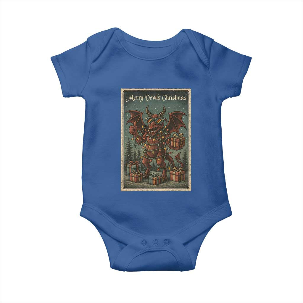 Jersey Devil Merry Devils Christmas Gift Baby Onesie - Wonder Print Shop