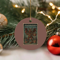 Jersey Devil Merry Devils Xmas Gift Ceramic Ornament - Wonder Print Shop