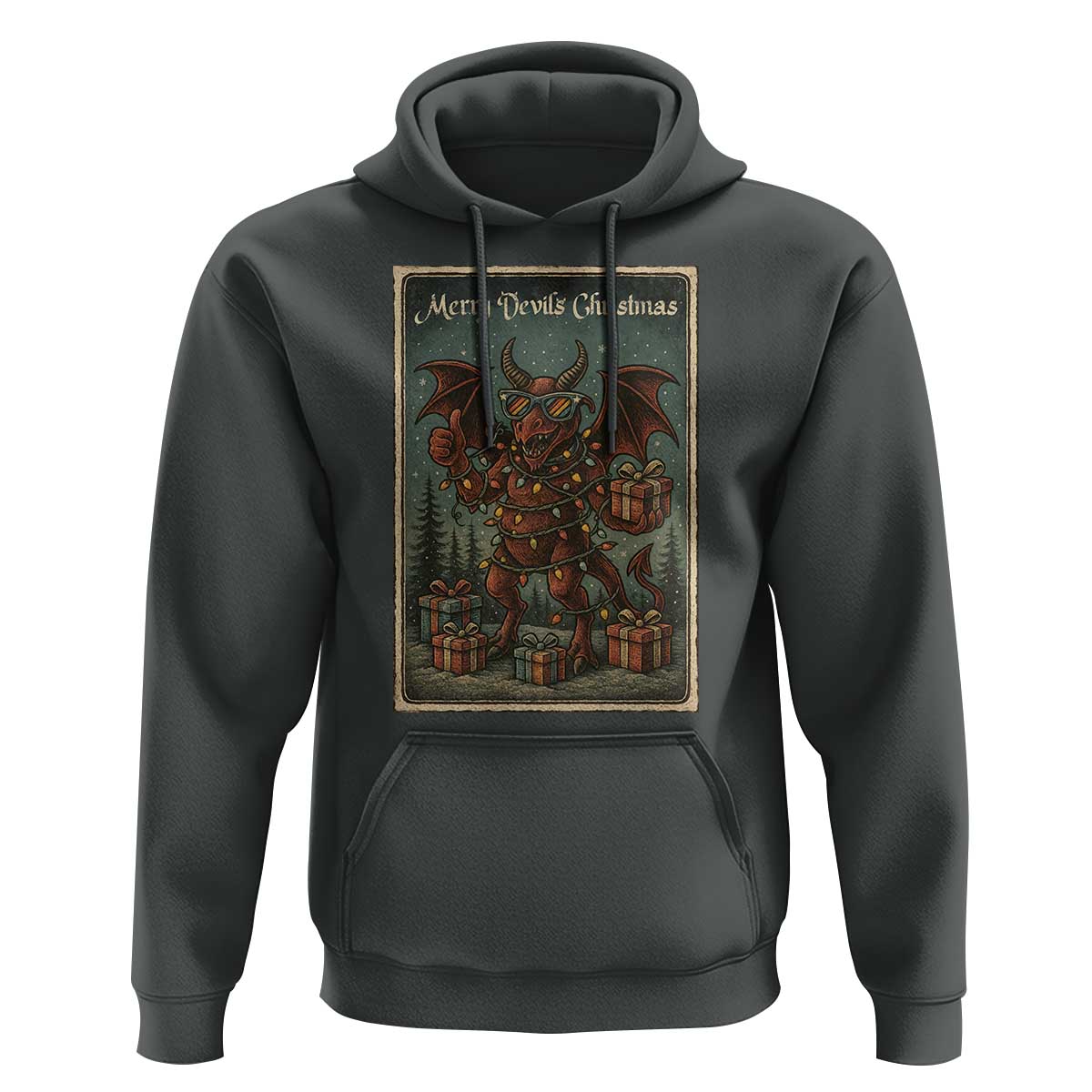 Jersey Devil Merry Devils Christmas Gift Hoodie - Wonder Print Shop
