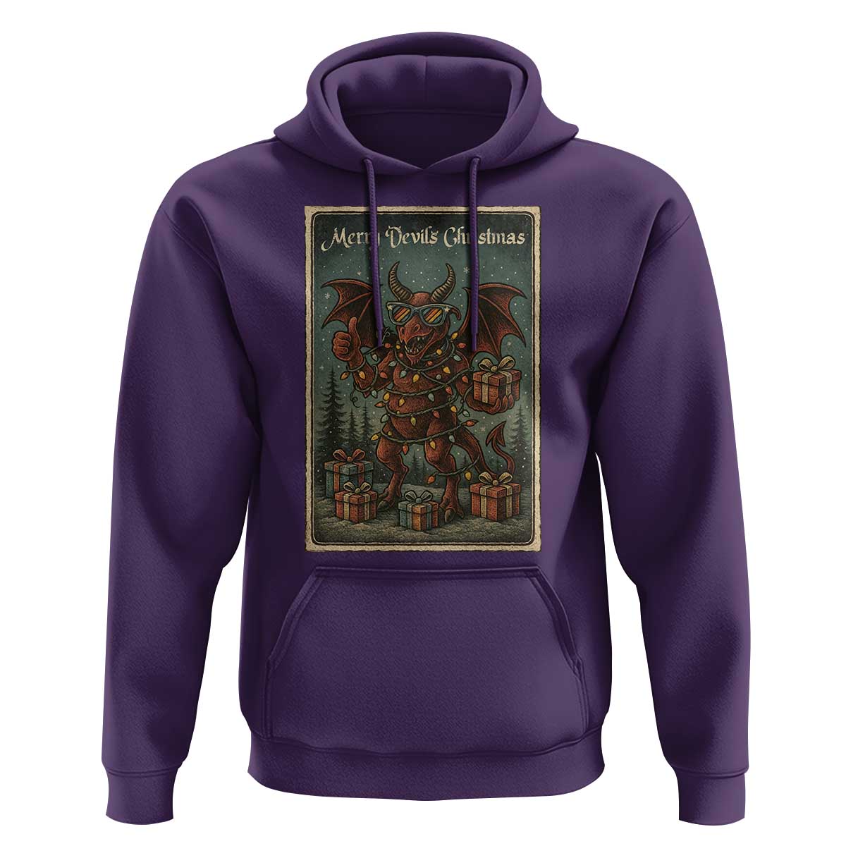 Jersey Devil Merry Devils Christmas Gift Hoodie - Wonder Print Shop