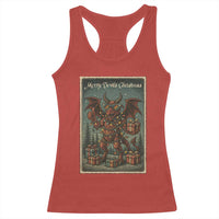 Jersey Devil Merry Devils Christmas Gift Racerback Tank Top - Wonder Print Shop