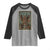 Jersey Devil Merry Devils Christmas Gift Raglan Shirt - Wonder Print Shop