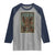 Jersey Devil Merry Devils Christmas Gift Raglan Shirt - Wonder Print Shop