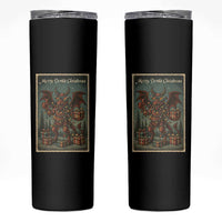 Jersey Devil Merry Devils Christmas Gift Skinny Tumbler