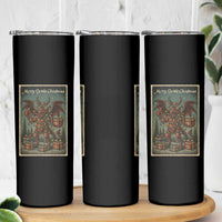 Jersey Devil Merry Devils Christmas Gift Skinny Tumbler