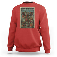 Jersey Devil Merry Devils Christmas Gift Sweatshirt - Wonder Print Shop