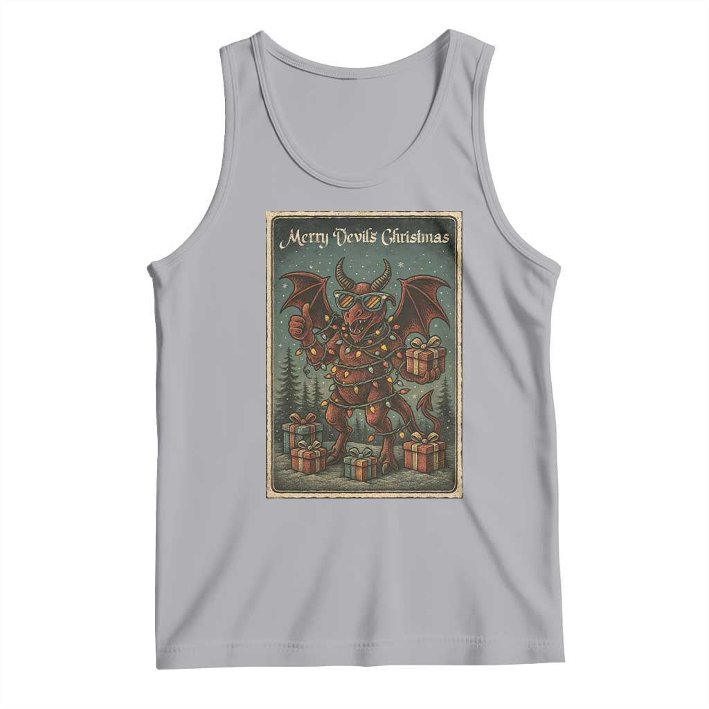 Jersey Devil Merry Devils Christmas Gift Tank Top - Wonder Print Shop