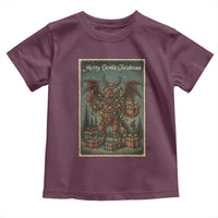 Jersey Devil Merry Devils Christmas Gift Toddler T Shirt - Wonder Print Shop