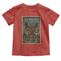 Jersey Devil Merry Devils Christmas Gift Toddler T Shirt - Wonder Print Shop