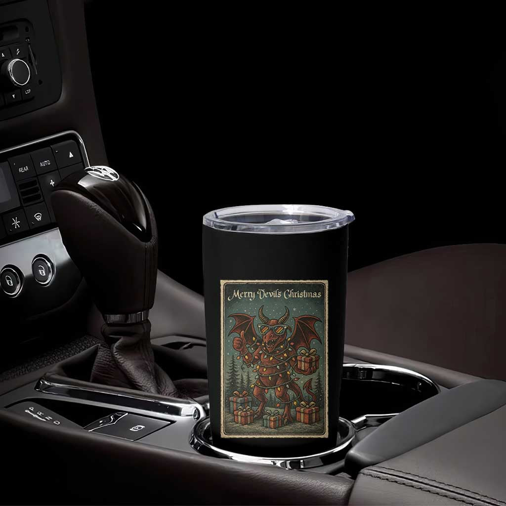 Jersey Devil Merry Devils Christmas Gift Tumbler Cup