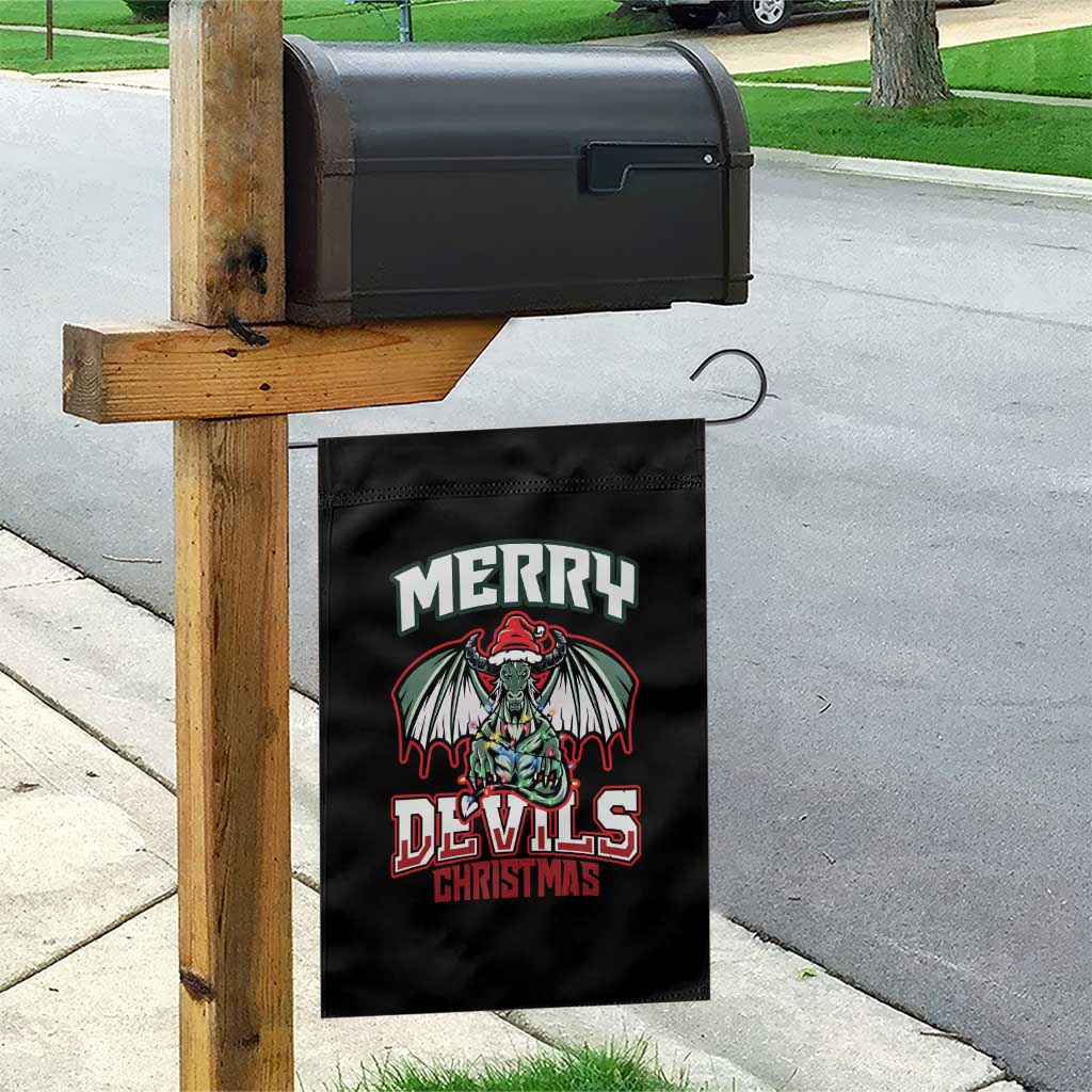 Jersey Devil Garden Flag Merry Devils Christmas Cryptid Gift - Wonder Print Shop