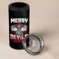 Jersey Devil 4 in 1 Can Cooler Tumbler Merry Devils Christmas Cryptid Gift