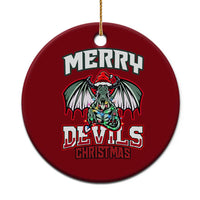 Jersey Devil Ceramic Ornament Merry Devils Xmas Cryptid Gift - Wonder Print Shop