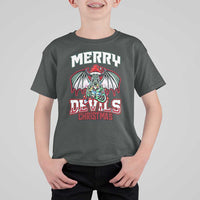 Jersey Devil T Shirt For Kid Merry Devils Christmas Cryptid Gift - Wonder Print Shop