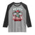 Jersey Devil Raglan Shirt Merry Devils Christmas Cryptid Gift - Wonder Print Shop