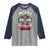 Jersey Devil Raglan Shirt Merry Devils Christmas Cryptid Gift - Wonder Print Shop