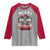 Jersey Devil Raglan Shirt Merry Devils Christmas Cryptid Gift - Wonder Print Shop