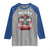 Jersey Devil Raglan Shirt Merry Devils Christmas Cryptid Gift - Wonder Print Shop