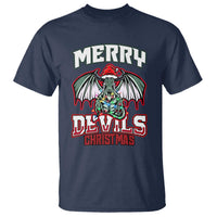 Jersey Devil T Shirt Merry Devils Christmas Cryptid Gift - Wonder Print Shop
