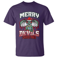 Jersey Devil T Shirt Merry Devils Christmas Cryptid Gift - Wonder Print Shop