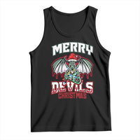 Jersey Devil Tank Top Merry Devils Christmas Cryptid Gift - Wonder Print Shop