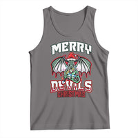 Jersey Devil Tank Top Merry Devils Christmas Cryptid Gift - Wonder Print Shop