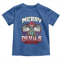 Jersey Devil Toddler T Shirt Merry Devils Christmas Cryptid Gift - Wonder Print Shop