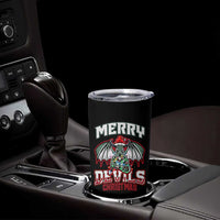 Jersey Devil Tumbler Cup Merry Devils Christmas Cryptid Gift
