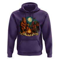 Funny Bigfoot And Jersey Devil Camping Cryptid Gift Hoodie - Wonder Print Shop