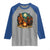 Funny Bigfoot And Jersey Devil Camping Cryptid Gift Raglan Shirt - Wonder Print Shop