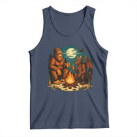 Funny Bigfoot And Jersey Devil Camping Cryptid Gift Tank Top - Wonder Print Shop