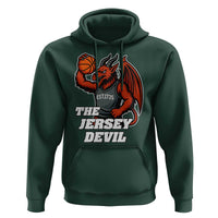Funny Cryptid Sports Hoodie Jersey Devil Playing Basketball - Wonder Print Shop