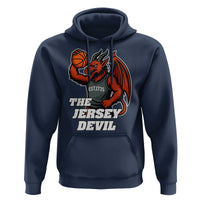 Funny Cryptid Sports Hoodie Jersey Devil Playing Basketball - Wonder Print Shop