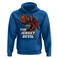 Funny Cryptid Sports Hoodie Jersey Devil Playing Basketball - Wonder Print Shop